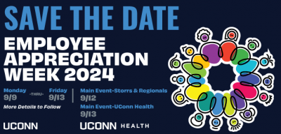 Save the Date for the Employee Appreciation Week 2024. Starts on September 9.