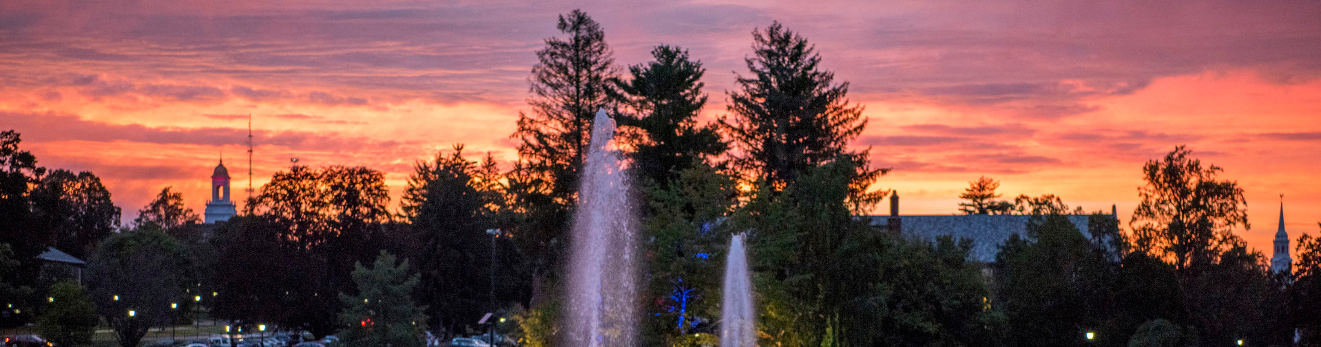 Beautiful Sunset over UConn